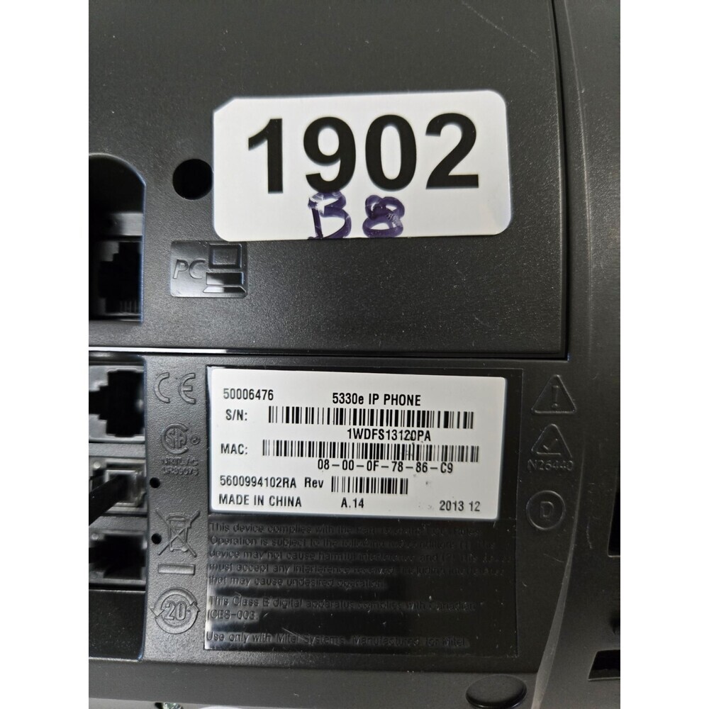 Mitel 5330e IP Phone & 5448 Programable Key Module - Picture 5 of 6